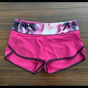 LuLuLemon workout shorts with built-in underwear